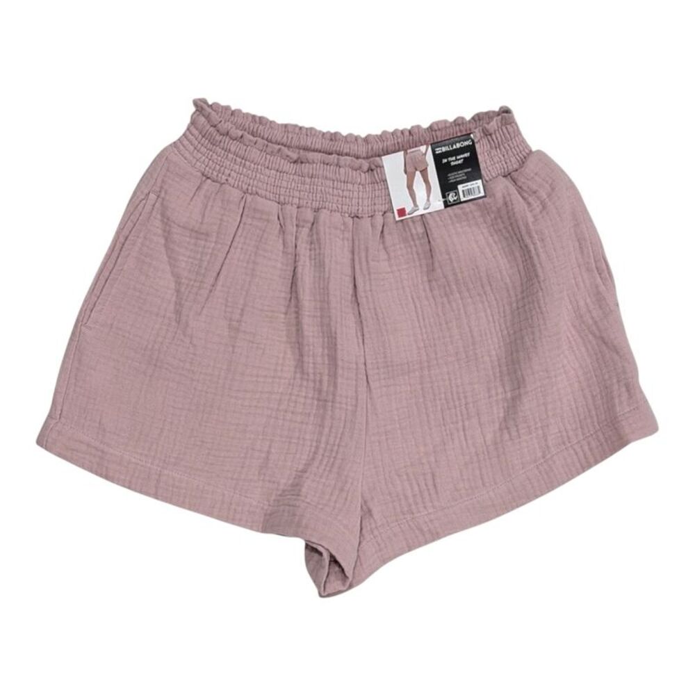 Billabong Women's Lightweight Breathable 100% Cotton Gauze Short - Lilac
